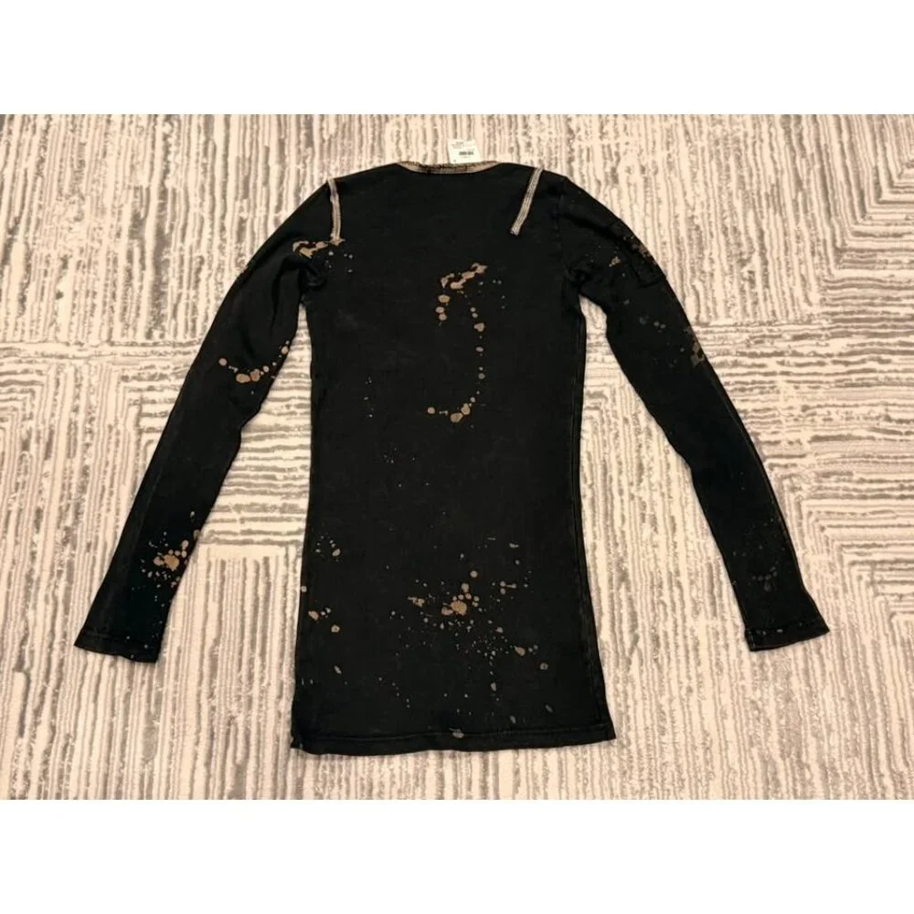 New Salvage women's large black/beige Boutique Revolution top MSRP $74.99 - Picture 7 of 8